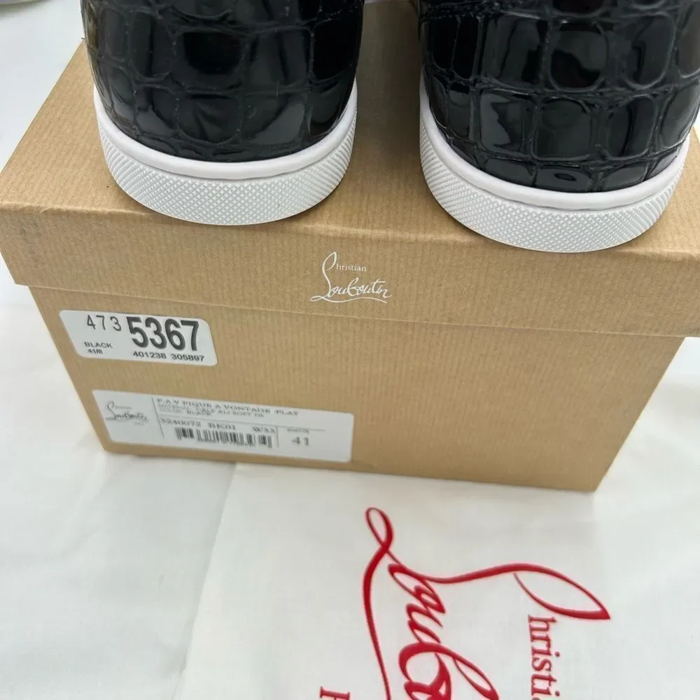 Men's Christian Louboutin F.A.V. Fique A vontade low top sneakers size 41 Italy